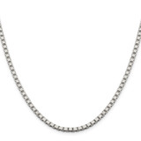 Sterling Silver 3.25mm Box Chain - QB-9091489A-5075