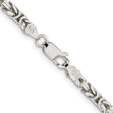 Sterling Silver 3.25mm Byzantine Chain - QB-942BA2AD-8334