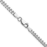 Sterling Silver 3.25mm Domed Curb Chain - QR-63B6FCE5-7359