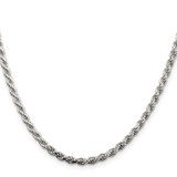 Sterling Silver 3.2mm Diamond-cut Rope Chain - QD-96212379-6711
