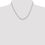 Sterling Silver 3.2mm Oval Fancy Rolo Chain - QF-2BC36ACD-9780