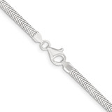 Sterling Silver 3.3mm Flat Oval Snake Chain - QF-2D3E5C12-1816