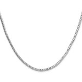 Sterling Silver 3.4mm Diamond-cut Round Franco Chain - QF-0B7C2DBB-6825