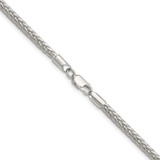 Sterling Silver 3.4mm Diamond-cut Round Franco Chain - QF-A95D3B83-5471