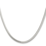 Sterling Silver 3.5mm 6-sided Oval Snake Chain - QF-9FDAD92A-3931