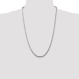 Sterling Silver 3.5mm Diamond-cut Round Spiga Chain - QS-C57261E4-5887