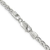 Sterling Silver 3.5mm Diamond-cut Round Spiga Chain - QS-C849C544-5747