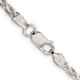 Sterling Silver 3.5mm Diamond-cut Spiga Chain - QD-F31E693A-3289