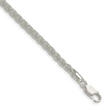 Sterling Silver 3.5mm Diamond-cut Square Spiga Chain - QD-56FD7990-3825