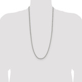 Sterling Silver 3.5mm Diamond-cut Square Spiga Chain - QD-5A0B34D2-3041