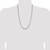 Sterling Silver 3.5mm Diamond-cut Square Spiga Chain - QD-C9C8B7EC-7333