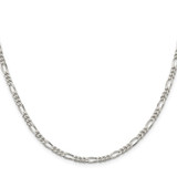 Sterling Silver 3.5mm Figaro Chain - QF-D7FB1DA2-3005
