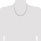 Sterling Silver 3.65mm Flat Rope Chain - QF-9746C20F-9185