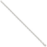 Sterling Silver 3.75mm Diamond-cut Long Link Cable Chain - QA-9E85E5FA-2542
