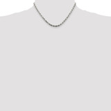 Sterling Silver 3.75mm Diamond-cut Rope Chain - QD-0AC1B8AA-3266