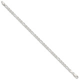 Sterling Silver 3.75mm Figaro Anchor Chain - QA-083B7379-9249
