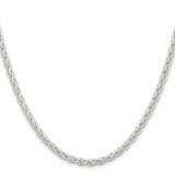 Sterling Silver 3.7mm Round Spiga Chain - QS-25634570-3807