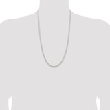 Sterling Silver 3.7mm Round Spiga Chain - QS-59443CD0-7494