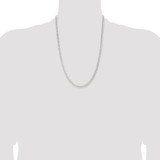 Sterling Silver 3.8mm Flat Curb Chain - QL-1660014A-9916