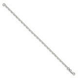 Sterling Silver 3.95mm Beveled Oval Cable Chain - QC-20DE7F9A-3399