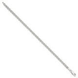 Sterling Silver 3mm Double Link Charm Bracelet - QG-1C62D8B2-1469