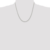 Sterling Silver 3mm Fancy Patterned Rolo Chain - QF-36E1313C-1731
