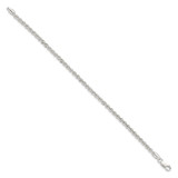 Sterling Silver 3mm Solid Rope Chain - QD-51562E74-2314