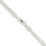 Sterling Silver 3mm Square Spiga Chain - QF-8A650AAB-3951