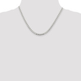 Sterling Silver 4.0mm D/C Flat Anchor Curb Chain - QF-73F7C5C4-3174