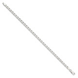Sterling Silver 4.0mm D/C Flat Anchor Curb Chain - QF-8820CAD1-1724