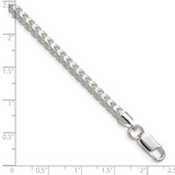Sterling Silver 4.0mm D/C Square Franco Chain - QQ-7D1BFC08-1668