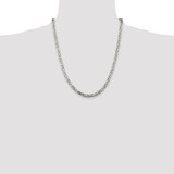 Sterling Silver 4.25mm Byzantine Chain - QB-C26C9BB0-1030