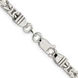 Sterling Silver 4.25mm Byzantine Chain - QB-E5F2365F-3005