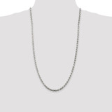 Sterling Silver 4.25mm Diamond-cut Rope Chain - QD-940540BA-5705