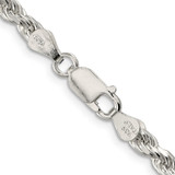 Sterling Silver 4.25mm Diamond-cut Rope Chain - QD-EE14521B-6360