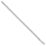 Sterling Silver 4.25mm Double Link Charm Bracelet - QC-894B5383-6756
