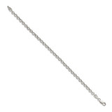 Sterling Silver 4.25mm Semi-solid Rolo Chain - QF-5DB334E1-9566
