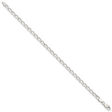 Sterling Silver 4.3mm Open Elongated Link Chain - QL-DB085602-7494