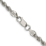 Sterling Silver 4.3mm Solid Rope Chain - QD-70B7DCC6-2279
