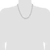 Sterling Silver 4.4mm D/C Paperclip Chain - QD-F44394C8-1220