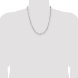 Sterling Silver 4.4mm D/C Paperclip Chain - QD-FF7E91C9-9910