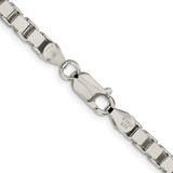 Sterling Silver 4.5mm Box Chain - QB-455A9216-4979