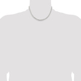 Sterling Silver 4.5mm Concave Beveled Curb Chain - QC-4D6B84D5-8110