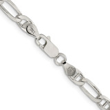 Sterling Silver 4.5mm Figaro Anchor Chain - QA-2164DA83-5333