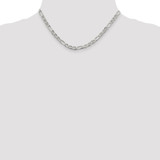 Sterling Silver 4.5mm Figaro Anchor Chain - QA-273D3DF5-6123