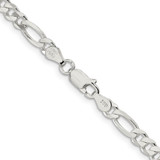 Sterling Silver 4.5mm Figaro Chain - QF-5A438529-5705