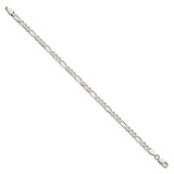 Sterling Silver 4.5mm Lightweight Flat Figaro Chain - QM-7F3A0FF2-7019