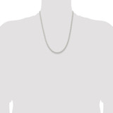 Sterling Silver 4.5mm Solid Rope Chain - QD-38F6CC41-1957