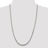 Sterling Silver 4.6mm Diamond-cut Rope Chain - QD-A13960E1-6920