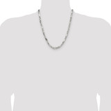 Sterling Silver 4.75mm D/C Figarope Chain - QF-2067F050-5697